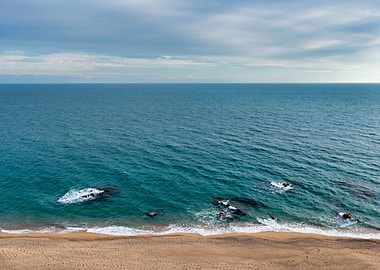 Viewpoint to a beach
