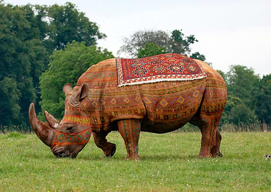 Rhinoceros Carpet