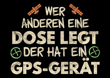 Motiv Geocache Spruch