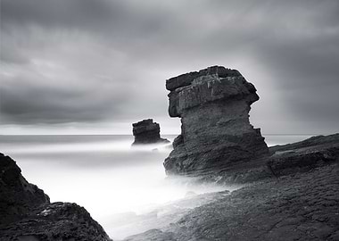 Beautiful stone pillars