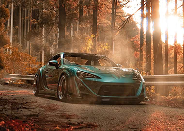 Toyota GT86 rocket autumm