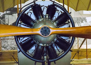 Anzani 10 Cylinder Engine