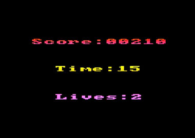 Arcade game score time liv