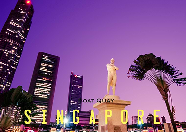 Singapore Raffles Statue