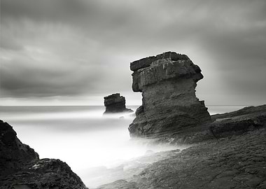 Beautiful stone pillars