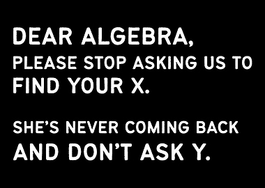 Find X Funny Math Teacher