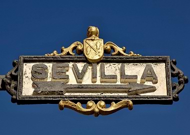 Sevilla historic sign