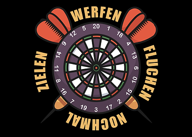 Zielen Werfen Fluchen Dart