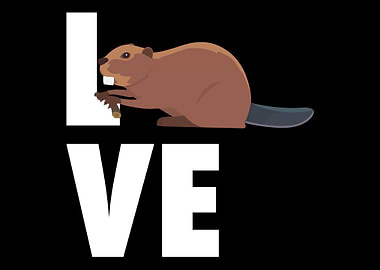 Beaver Love Beaver Animal