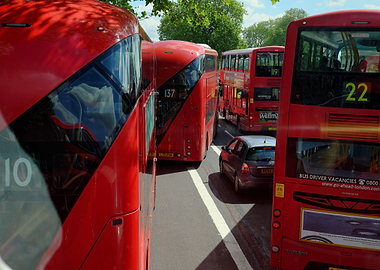 London Bus Jam