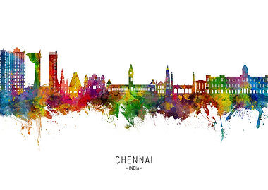 Chennai Skyline India
