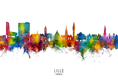Lille Skyline France