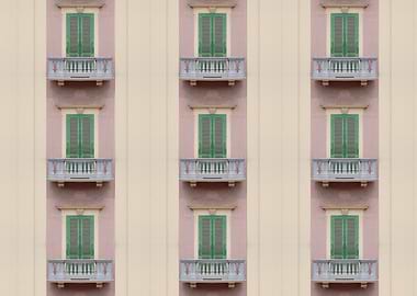 Endless windows facade