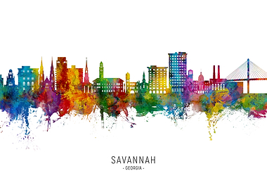 Savannah Skyline Georgia
