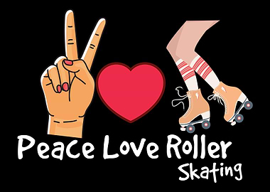 Peace Love Roller Skating