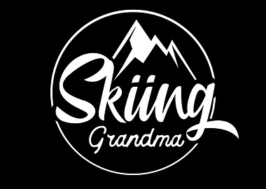 Skiing Grandma