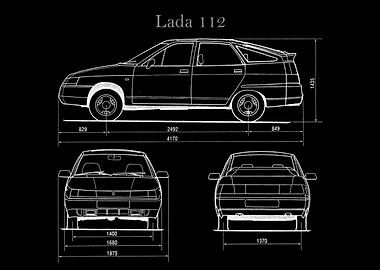 Lada 112 Blueprint