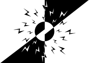 Black White Space cut