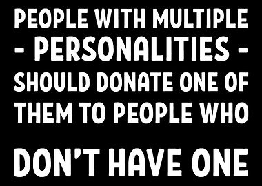 Donate Personalities Humor