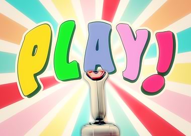 Sixties stripes joystick p