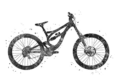 Downhill mountain bike