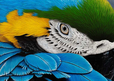 Blue and gold macaw 2