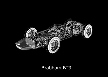 Brabham BT3 Cutaway