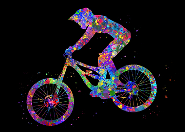 Downhill mountain biking