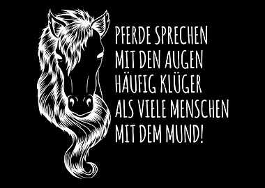 Humorvoller Pferde Spruch