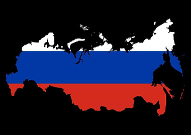 Russia map illustration