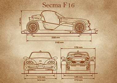 Secma F16 Blueprint old