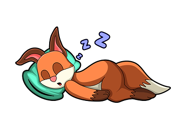 Fox Sleeping Pillow