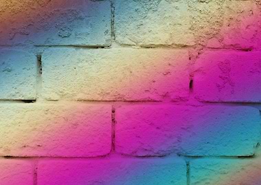 Wall bricks prism stripes