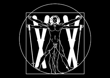 Da Vinci ski skiing