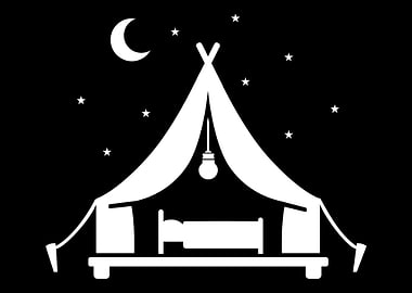 Camping glamping tent