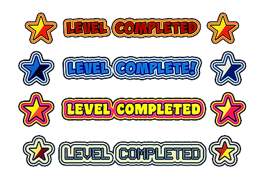 Level completed stars misc
