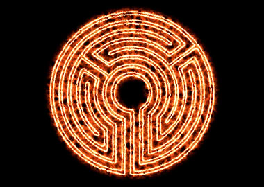 Fire maze