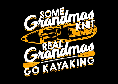 Kayaking Grandma Design