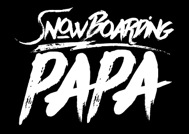 Snowboarding Papa