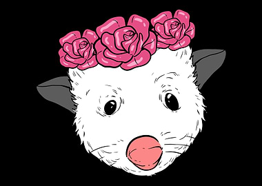 Cute Flower Pet Lover Gift