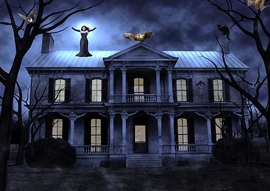 3D Haunted House Paint