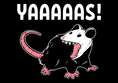 Yaaaaas Possum Lover Gift