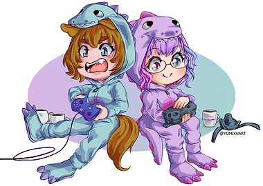 Fofa and Sly by YomikuArt