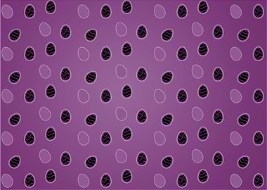 Pink Easter Eggs Pattern