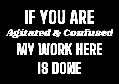 Agitated Confused Agitated