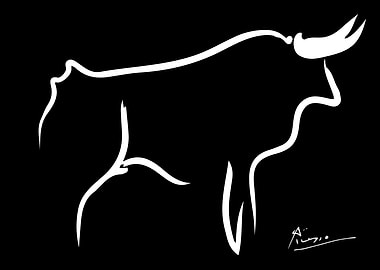 Picasso Bull Artwork