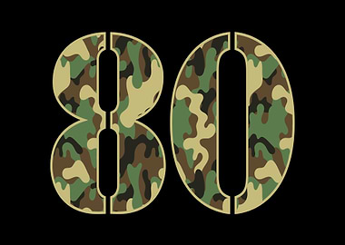 Camo Military Soldier 80