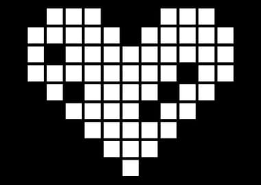 Crossword puzzle heart
