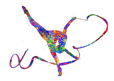 Rhythmic gymnastics dance