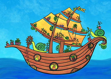 The Snailing Snailboat